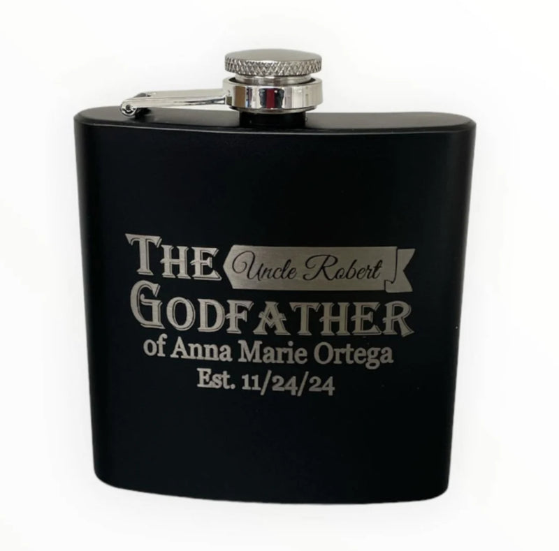 Godfather Custom Options Flask Set