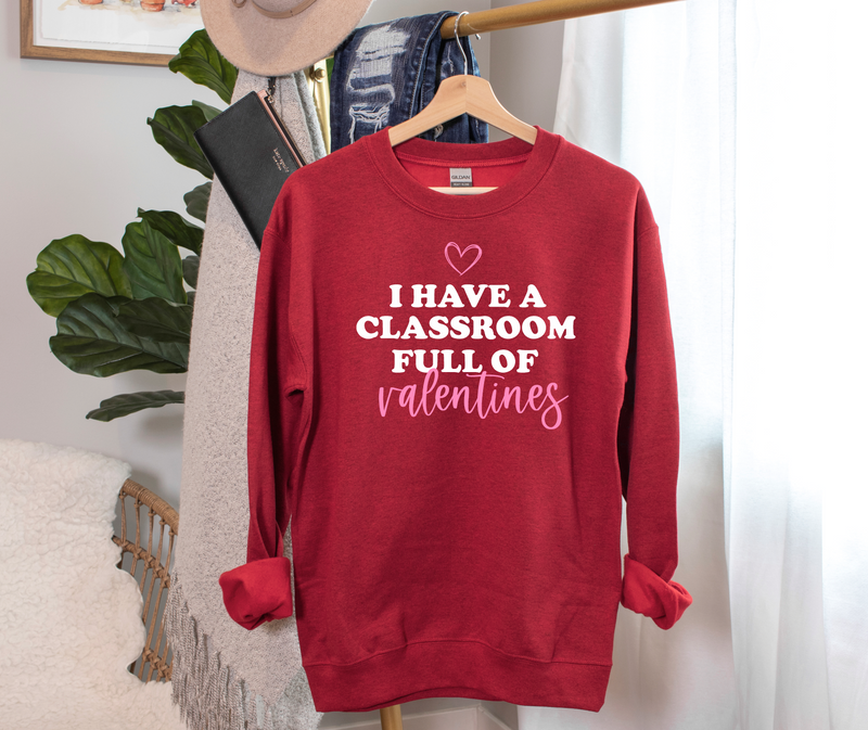 Valentine Teacher Crewneck