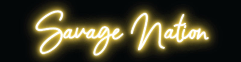 Savage Nation LED Neon Sign