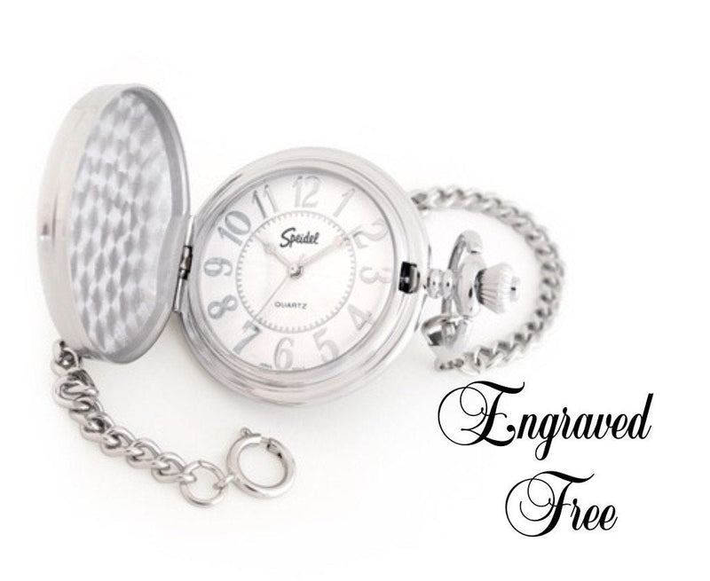 Pocket Watch, Personalized Pocket Watch, Engraved Fathers Day Gift, Graduation Gift, Anniversary Gift,