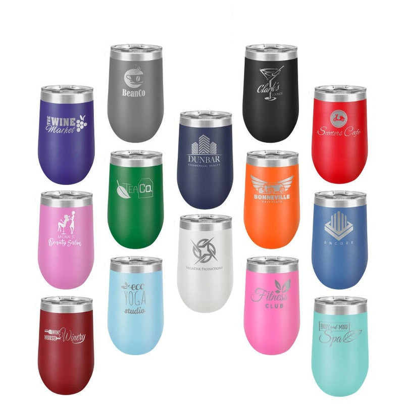 Godmother Gift - 16 oz. Stemless Wine Tumbler - Godmother Proposal - Personalized Godmother Gift - Engraved