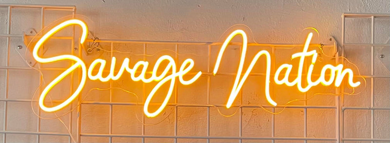 Savage Nation LED Neon Sign