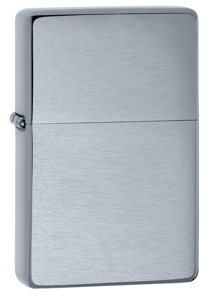 Personalized Zippo Lighter Brushed Chrome Hand Engraved Custom