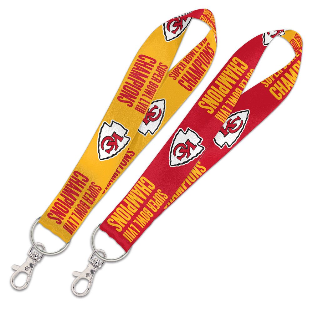 Kansas City Chiefs Super Bowl Lanyard Key Strap