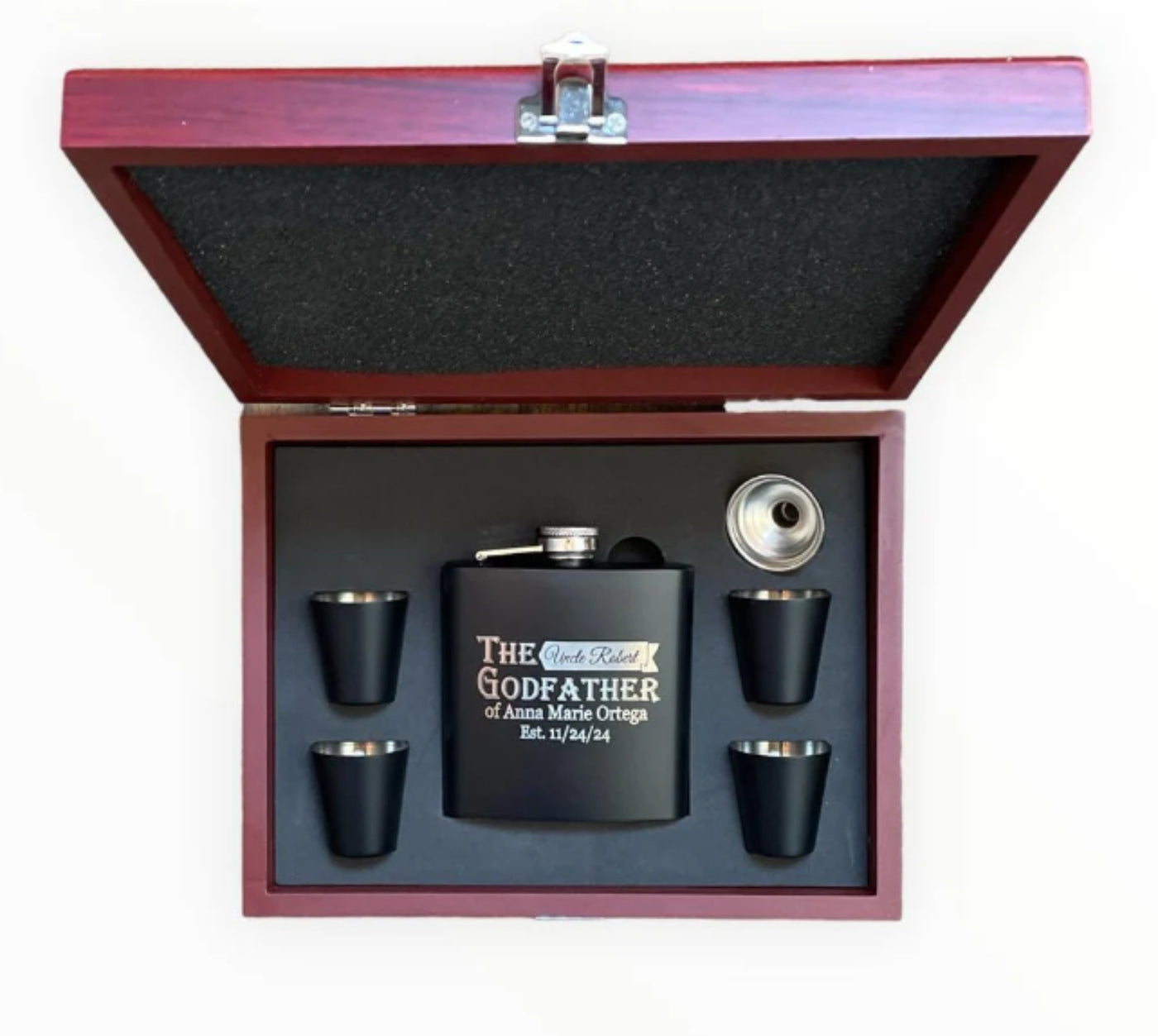 Godfather Custom Options Flask Set