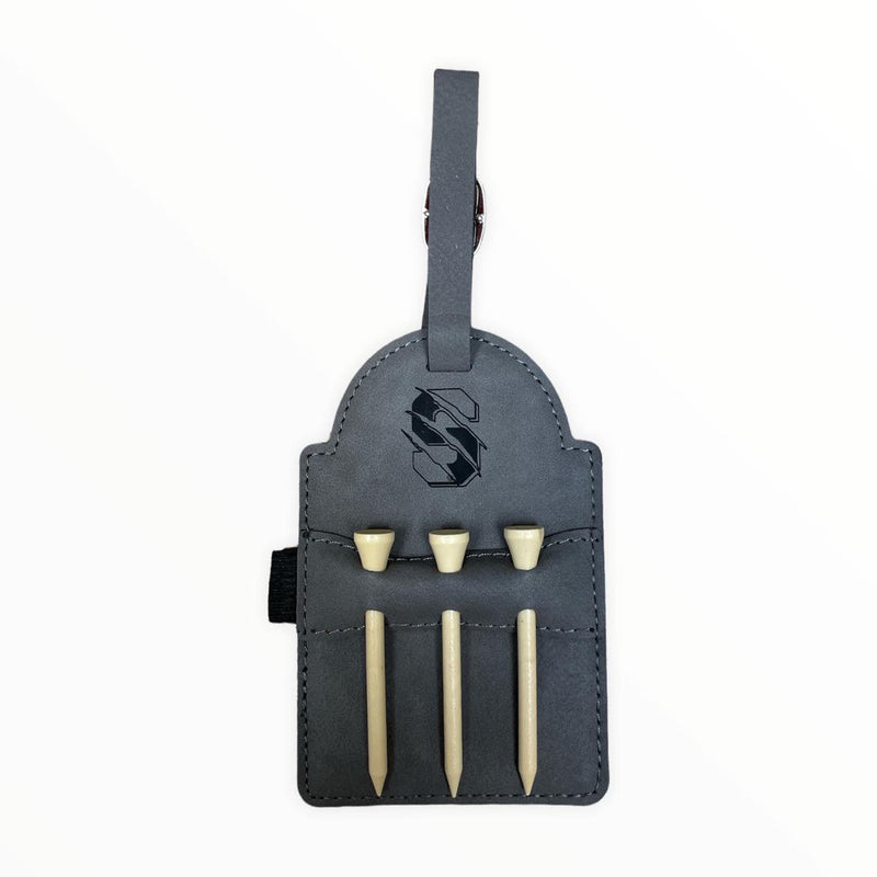 Savage Leatherette Golf Bag Tag With Tees