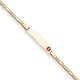 Medic ID Alert Bracelet Ladies 14K Gold 7"