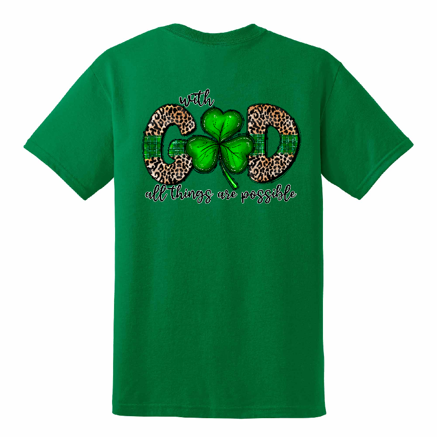 St. Patricks Day Limited Edition With God Tshirt