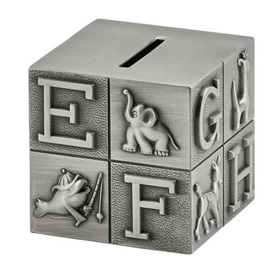 Personalized Baby Block Bank