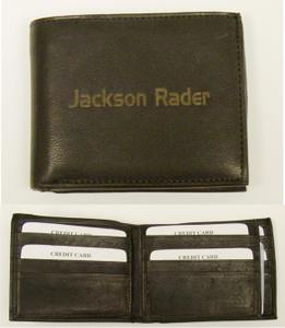 Wallet - Bifold Black Leather