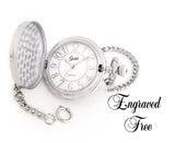 Pocket Watch, Personalized Pocket Watch, Engraved Fathers Day Gift, Graduation Gift, Anniversary Gift,