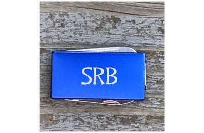 Groomsman Gift Money Clip With Knife & File Best Man Usher Gift Blue Personalized Groomsman