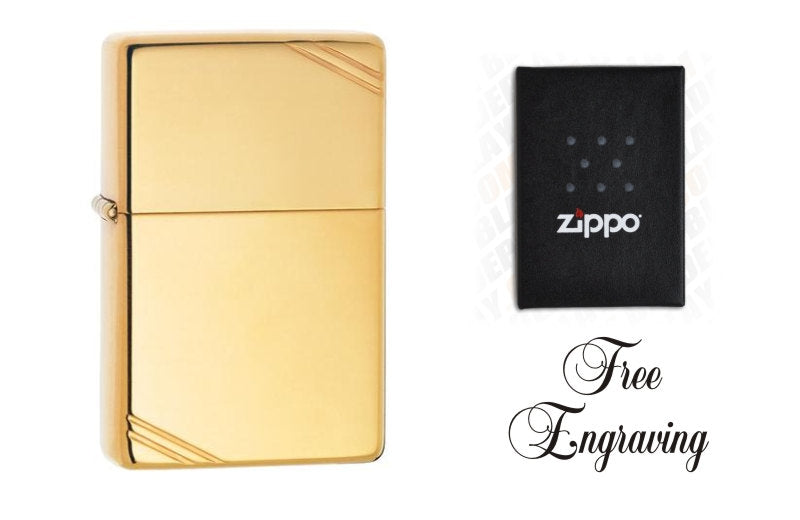 Personalized Father Of The Bride Zippo Lighter Vintage Brass Hand Engraved Custom