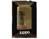 Personalized Zippo Lighter Vintage Brass Hand Engraved Custom