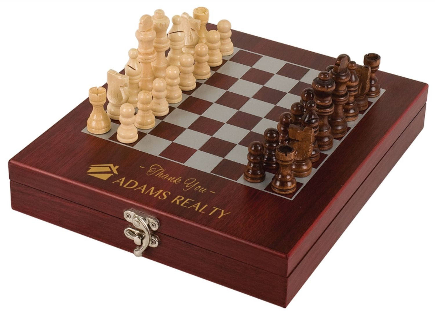 Personalized Chess Set Gift Groomsman Best Man Custom Engraved Wood Box As You Like Father's Day Wedding Party Gift