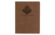 Junior Personalized Portfolio Light or Dark Brown Leatherette Engraved Free Padfolio Personalized