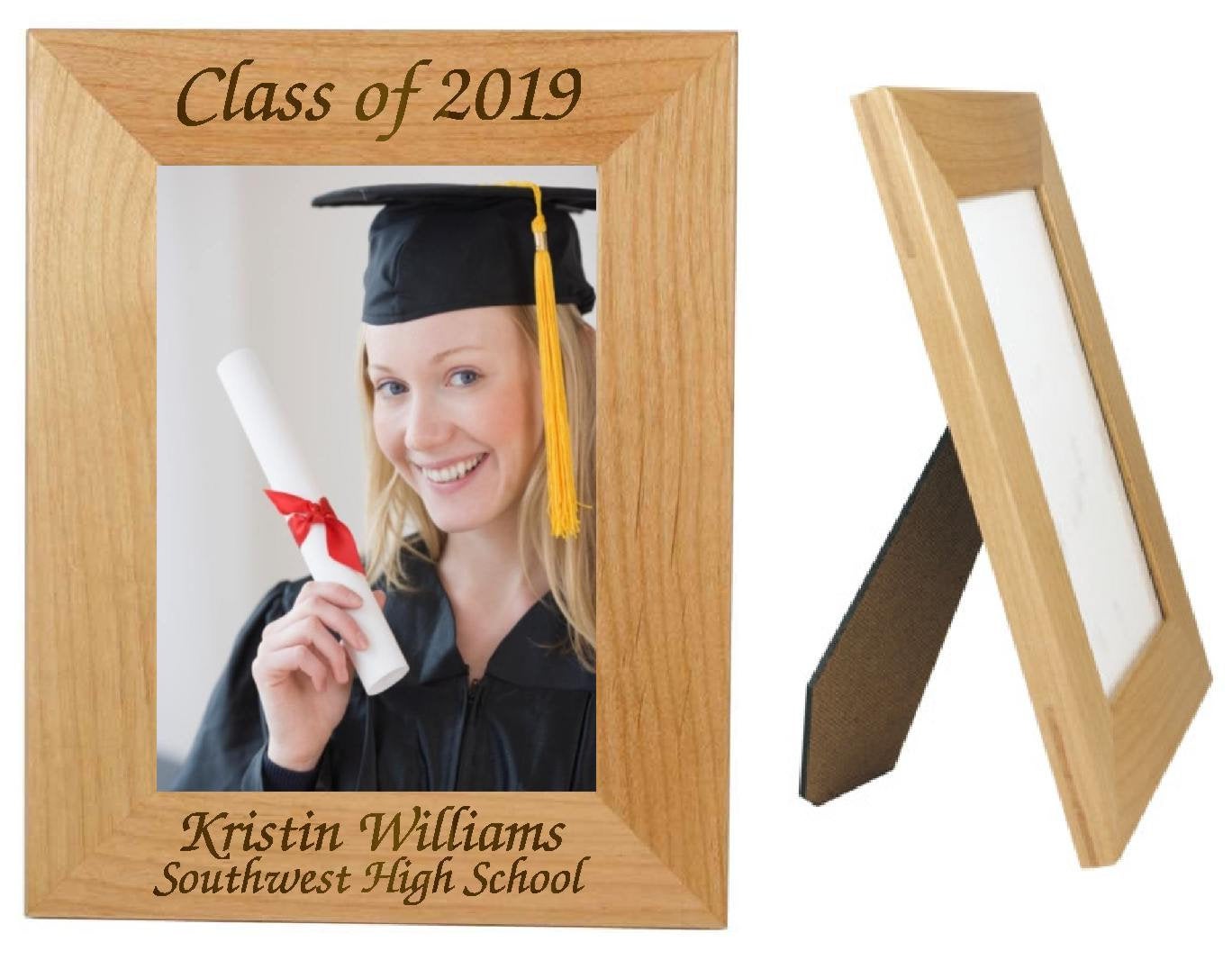 Personalized Graduation Gift, Custom Picture Frame, Graduate Photo Frame