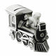 Personalized Pewter Finish Silver Train Bank - Engraved Free