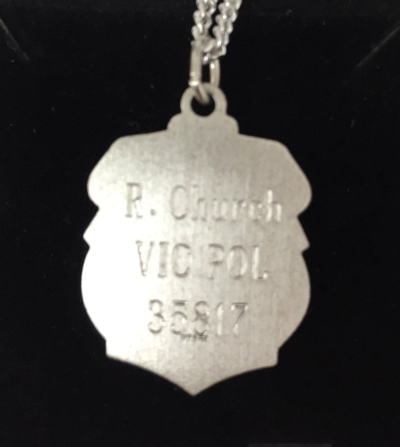 St. Christopher Medal Sterling Silver Patron Saint Personalized Necklace Engraved Free