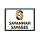 Savannah Savage Yard Sign White