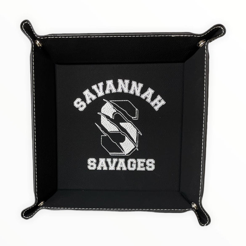 Custom Savage Leatherette Valet/Dice Tray