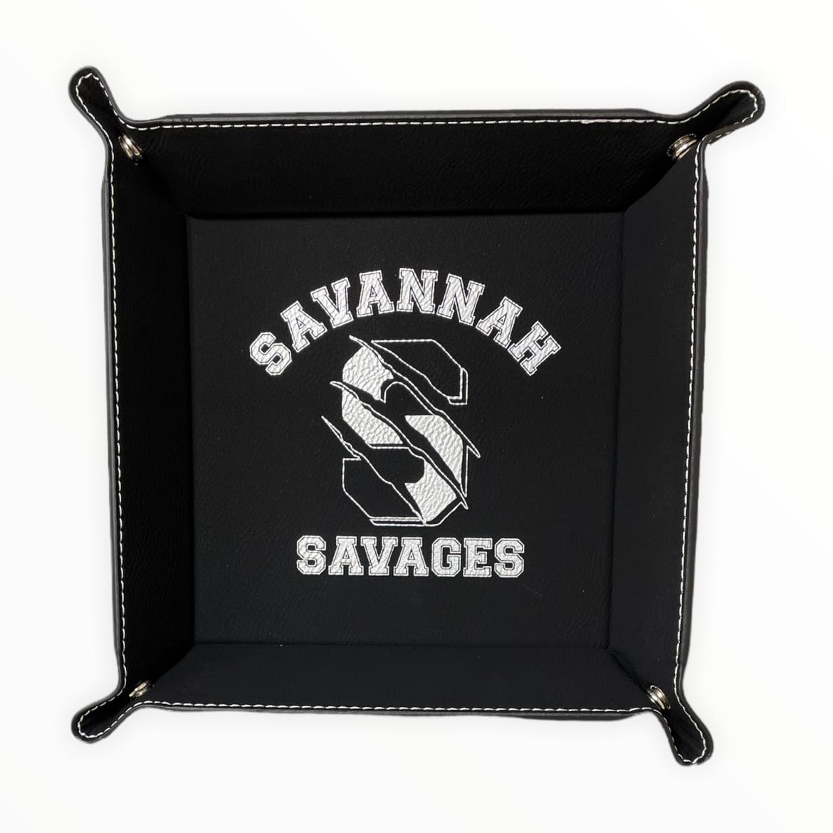Custom Savage Leatherette Valet/Dice Tray