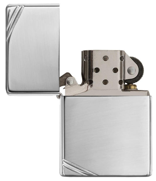 Personalized Zippo Lighter  Vintage Chrome Hand Engraved Custom